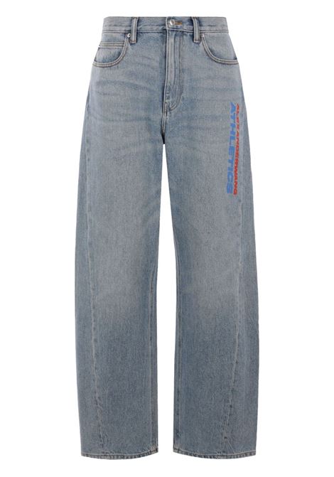 Blue wide-leg jeans Alexander wang - women